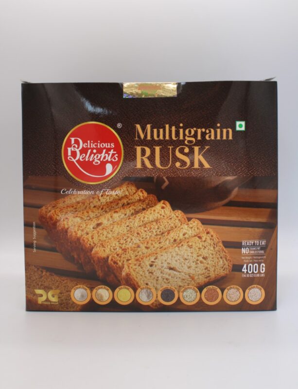 Multigrain Rusk MULTIGRAIN RUSK 400G X 12 - Indo Asian Foods